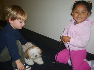 Andrew & Naomi w/ Sophie (Shih Tzu)